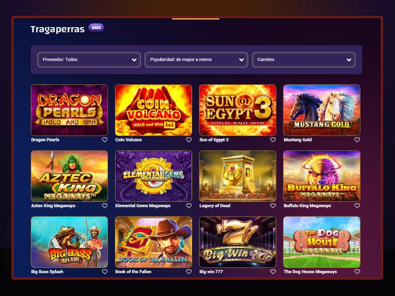 Juegos en el casino Play Regal Juegos en el casino Play Regal